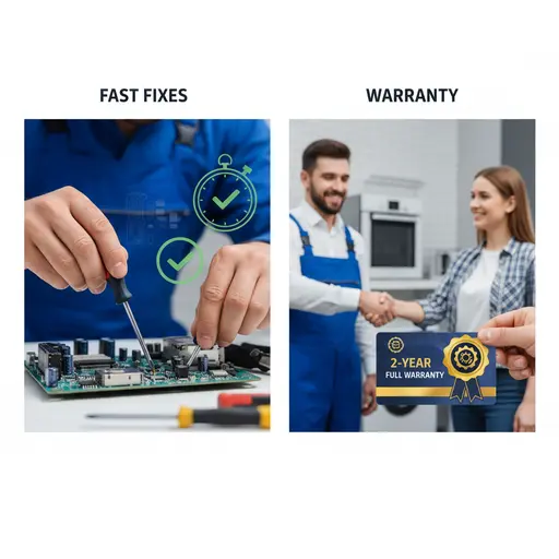 Fast Fixes & Warranty